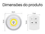 Kit com 3 Spots de Led sem Fio